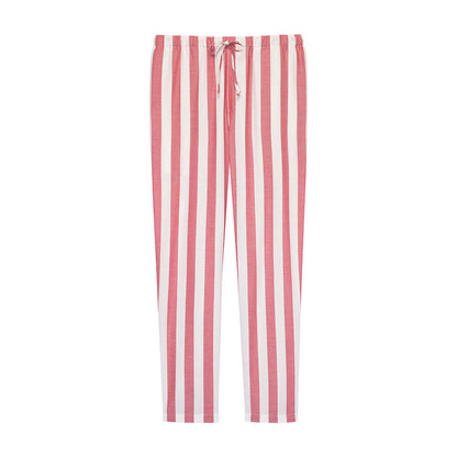 Uno Stripe Light Red & White Pyjama Pant