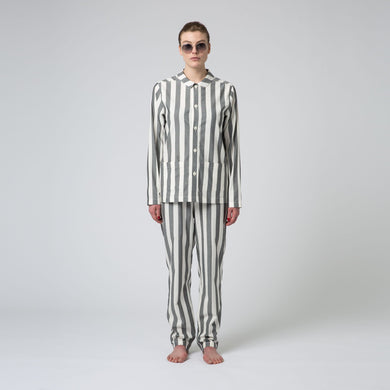 Uno Stripe Black & White Pyjama-1