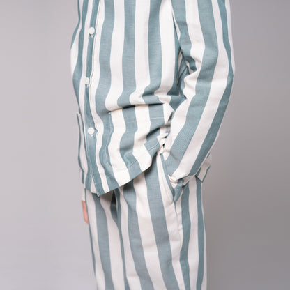 Juno Green & White Pyjama